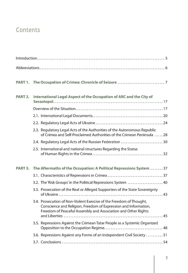 The Peninsula of Fear: Chronicle of Occupation and Violation of Human Rights in Crimea - Page 3