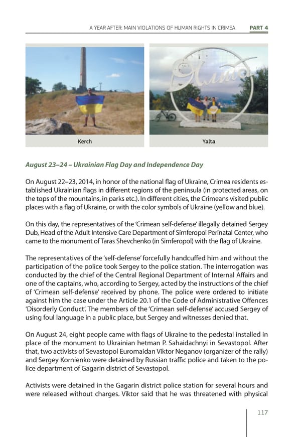 The Peninsula of Fear: Chronicle of Occupation and Violation of Human Rights in Crimea - Page 117