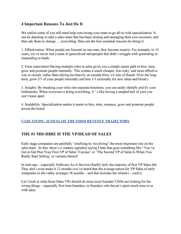 From Impossible to Inevitable: How Hypergrowth Companies Create Predictable Revenue - Page 20