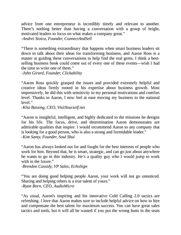 Predictable Revenue - Page 4