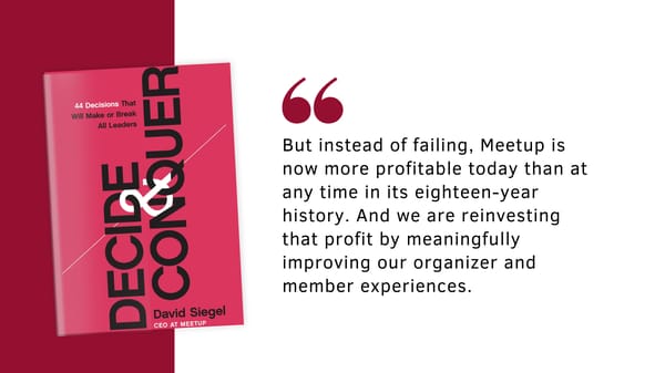 Decide and Conquer: 44 Decisions That Will Make or Break All Leaders - Page 4