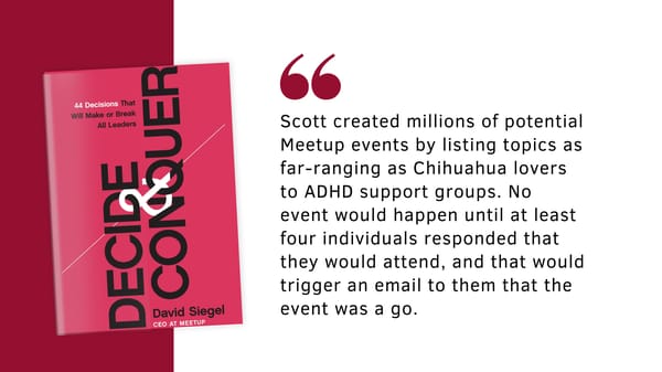 Decide and Conquer: 44 Decisions That Will Make or Break All Leaders - Page 7