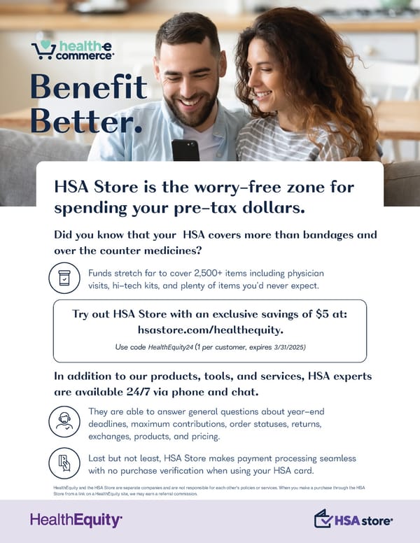 Hsa store flyer - Page 1