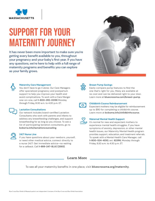 Maternity Support and Resources - Page 1