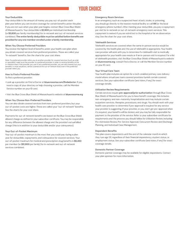 Preferred Blue PPO Saver - Summary of Benefits - Page 2