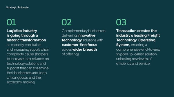 Uber Freight Acquisition of Transplace - Page 12