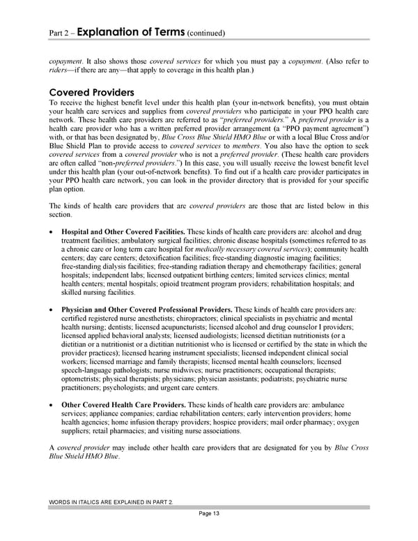 Blue Cross Blue Shield of Massachusetts Subscriber Information - Page 23