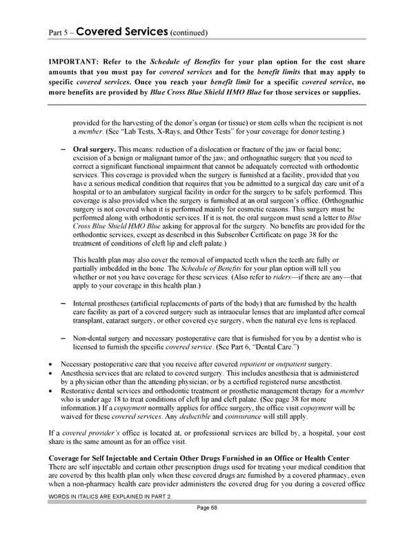 Blue Cross Blue Shield of Massachusetts Subscriber Information - Page 78