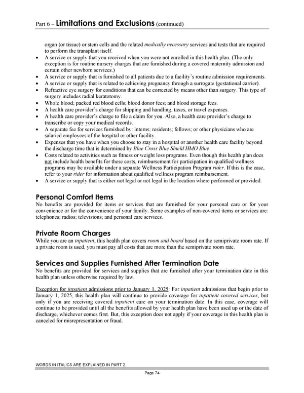 Blue Cross Blue Shield of Massachusetts Subscriber Information - Page 84