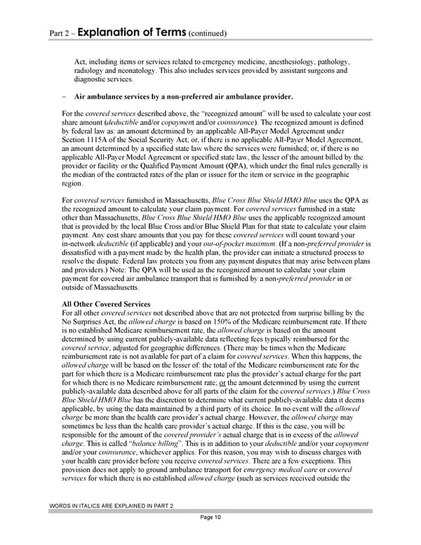 Subscriber Certificate and Rider Documentation - Page 20