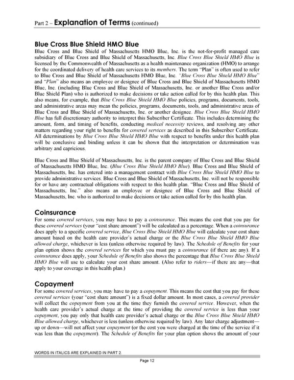 Subscriber Certificate and Rider Documentation - Page 22