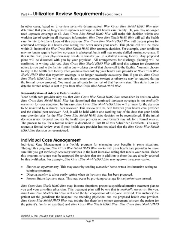 Subscriber Certificate and Rider Documentation - Page 41