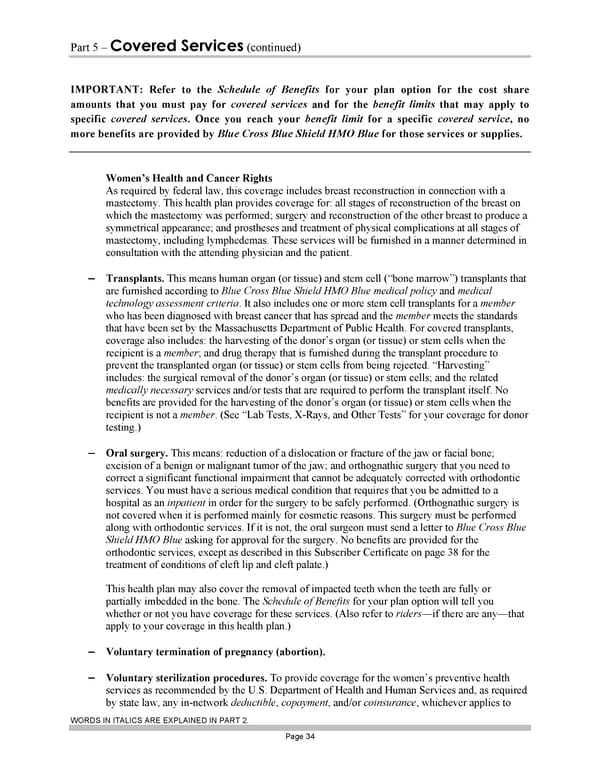 Subscriber Certificate and Rider Documentation - Page 44