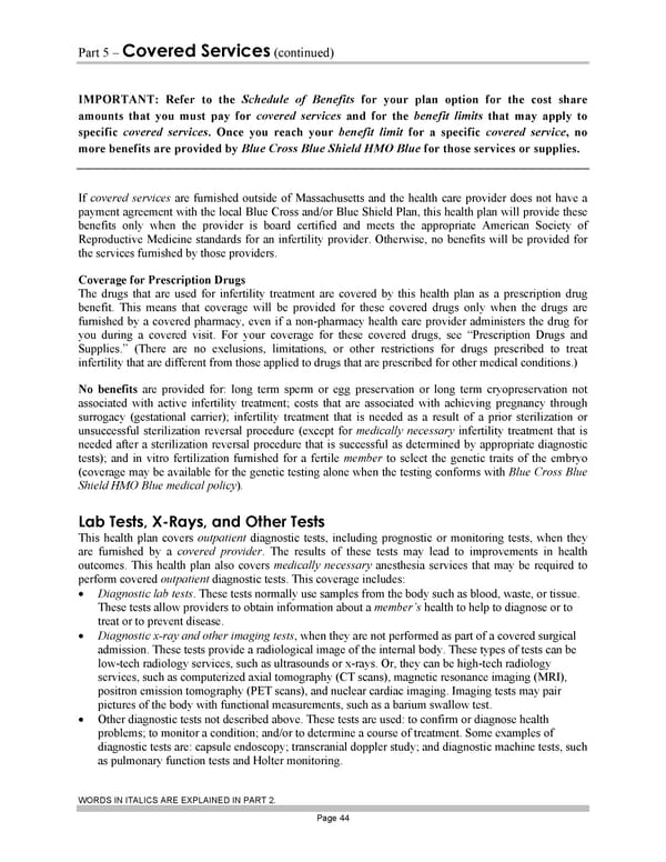 Subscriber Certificate and Rider Documentation - Page 54