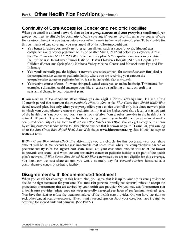 Subscriber Certificate and Rider Documentation - Page 91