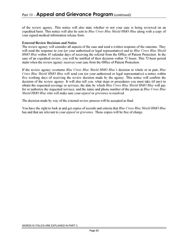 Subscriber Certificate and Rider Documentation - Page 103