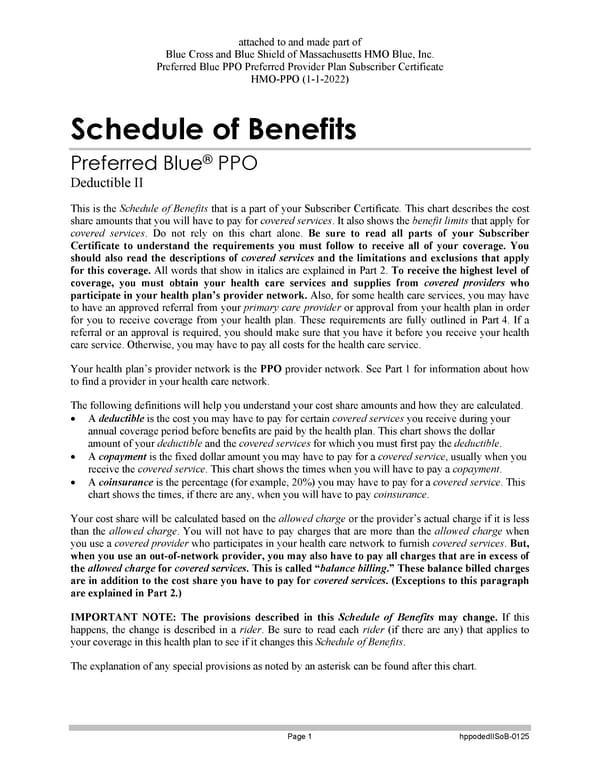 Subscriber Certificate and Rider Documentation - Page 128