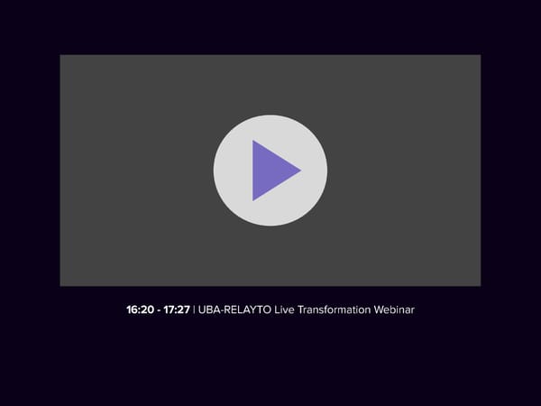 UBA-RELAYTO Webinar FAQs Guide - Page 7