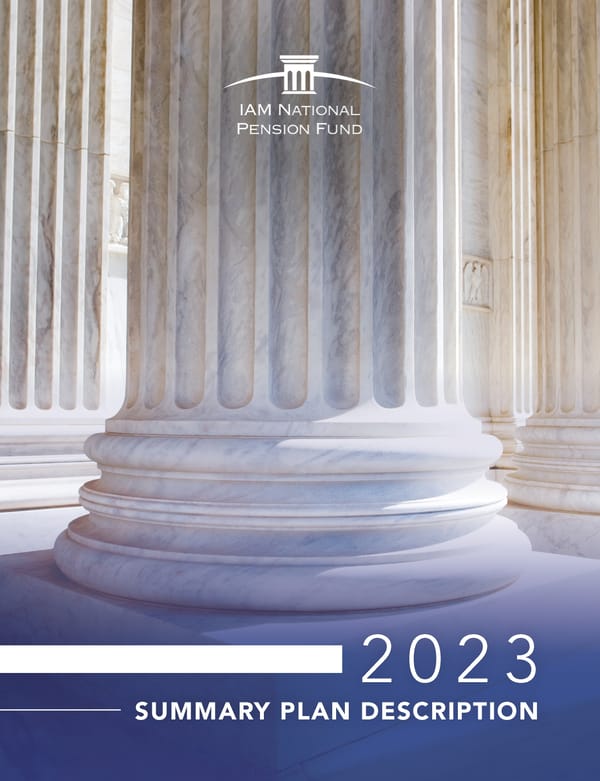 2023 NPF Summary Plan Description - Page 1