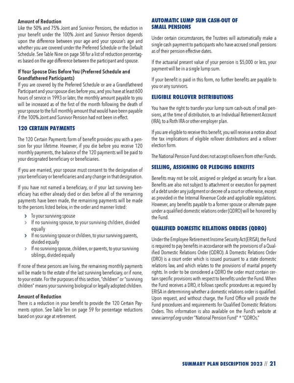 2023 NPF Summary Plan Description - Page 23