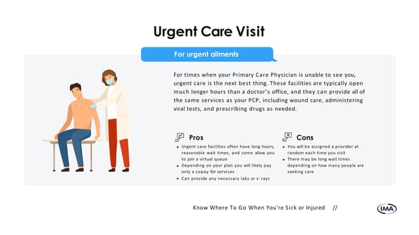 Know Where to Go When You're Sick or Injured - Page 4