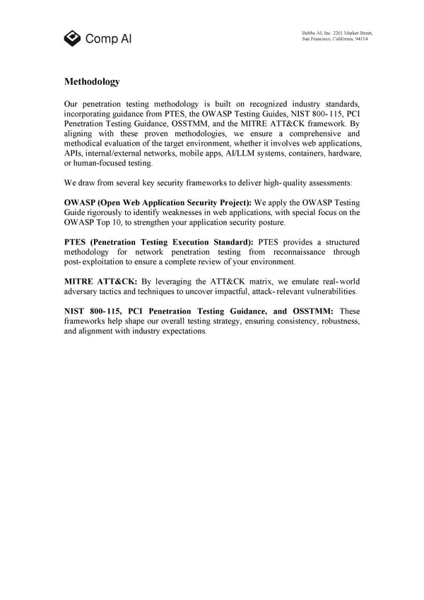 RELAYTO Penetration Test Report - Page 2