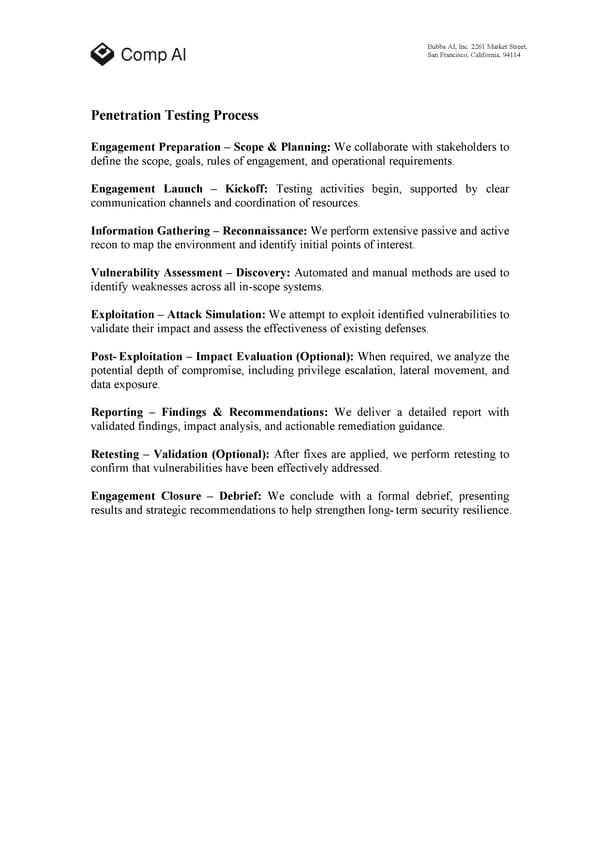 RELAYTO Penetration Test Report - Page 3