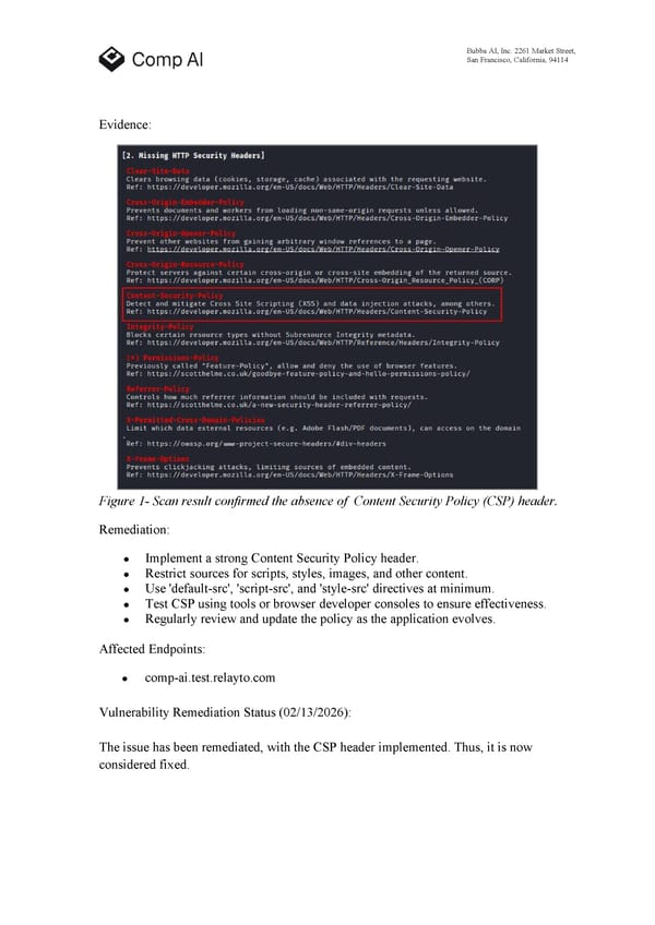RELAYTO Penetration Test Report - Page 13