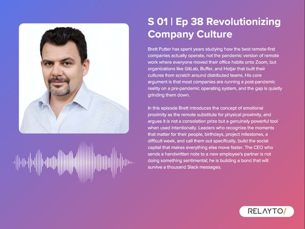 Podcast Owners on the Experience-focused Leaders - Page 78