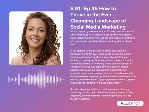 Podcast Owners on the Experience-focused Leaders - Page 92