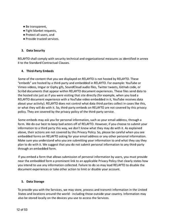 Relayto Terms, Conditions, Policies & Plans - Page 12