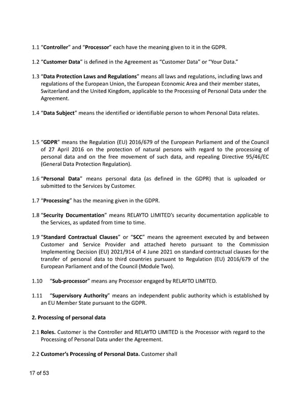 Relayto Terms, Conditions, Policies & Plans - Page 17