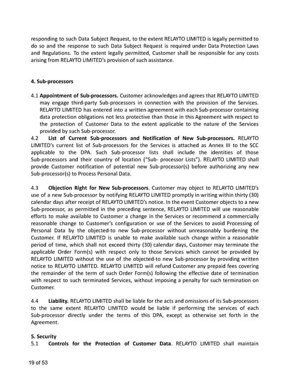 Relayto Terms, Conditions, Policies & Plans - Page 19