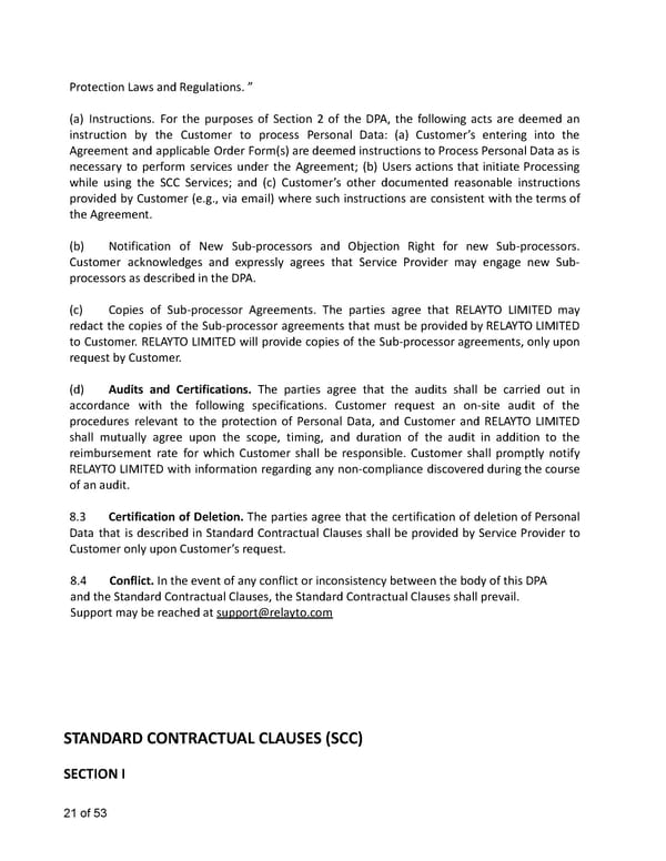 Relayto Terms, Conditions, Policies & Plans - Page 21