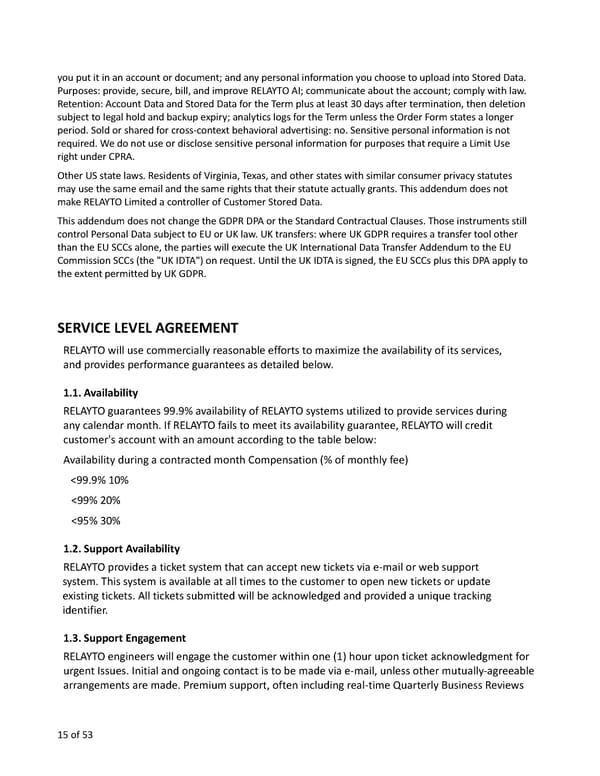 Relayto Terms, Conditions, Policies & Plans - Page 15