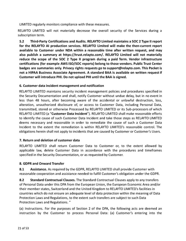Relayto Terms, Conditions, Policies & Plans - Page 21