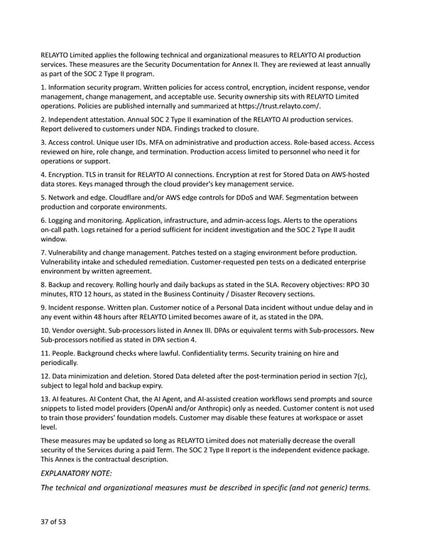 Relayto Terms, Conditions, Policies & Plans - Page 37