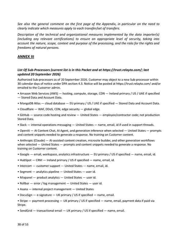 Relayto Terms, Conditions, Policies & Plans - Page 38