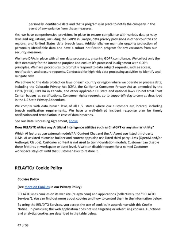 Relayto Terms, Conditions, Policies & Plans - Page 47