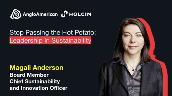 Stop Passing the Hot Potato: Leadership in Sustainability - Page 1