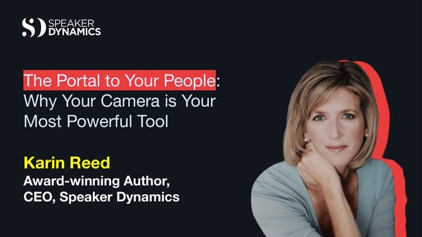 The Portal to Your People: Why Your Camera is Your Most Powerful Tool - Page 1